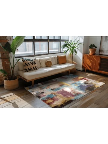Vivorum Wohnzimmer Kurzflor Teppich Blazing Star 825 in multi