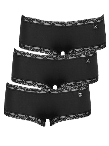 Like It 3er Pack Panty in schwarz
