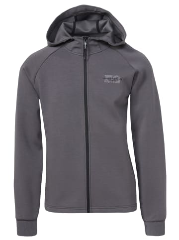 KOROSHI Sweatshirt Jacke in anthrazit