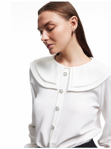 KOTON SHIRTS LS in Grauweiß