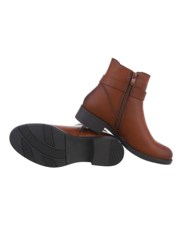 Ital-Design Stiefelette in Camel