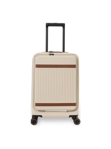 The Chesterfield Brand Zuna 4 Rollen Kabinentrolley S 55 cm Laptopfach sandy beach