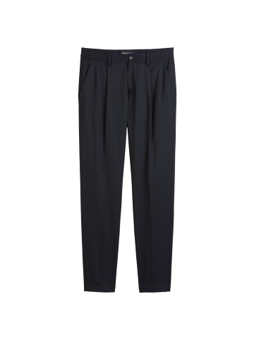 Marc O'Polo Chino Model Osby jogger pleats tapered in deep night blue