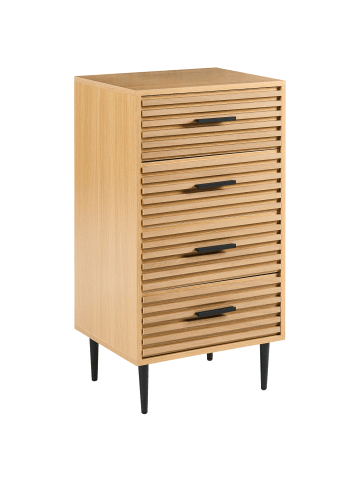 Beliani Kommode KEITH in Braun - (W) 48 x (H) 90 x (L) 40 cm