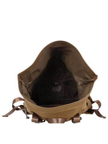 Doughnut Christopher Reborn 18 - Rolltop Rucksack 15" 45 cm (black x grapefruit) in camel