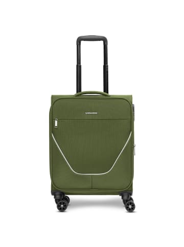 Stratic taska 4-Rollen Kabinentrolley S 55 cm mit Dehnfalte in olive