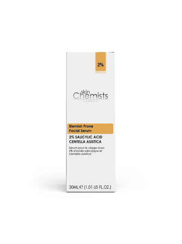 skinChemists Serum für unreine Haut mit 2 % Salicylsäure & Centella 30 ml