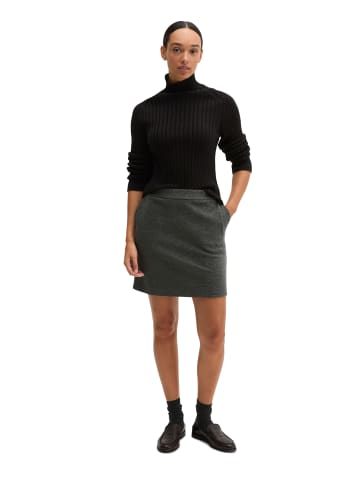 Marc O'Polo Tweed-Jerseyrock shaped in Dark Grey
