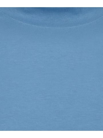 Ragman Langarm-T-Shirt in blau