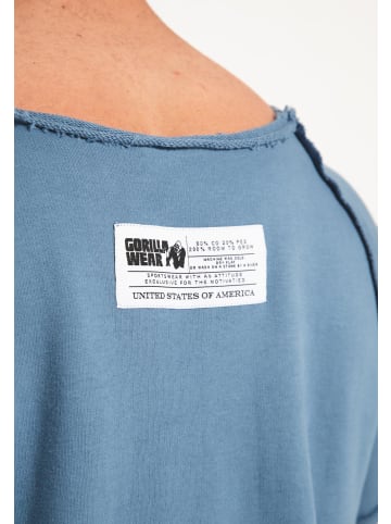 Gorilla Wear Klassisches Workout-Top – Coronet Blue – 2XL/3XL