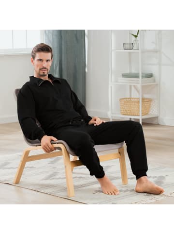Erwin Müller Sweat Freizeithose, lang in schwarz