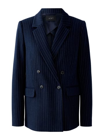 Oui Blazer in dk blue camel