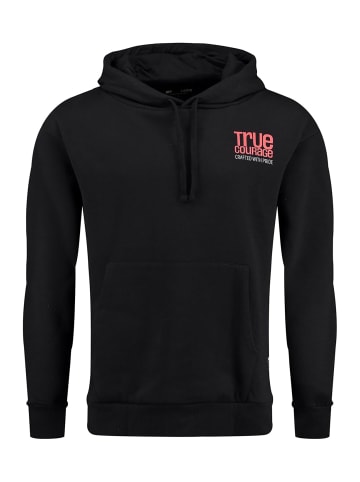 KEY LARGO Hoodie 'True Courage' in schwarz