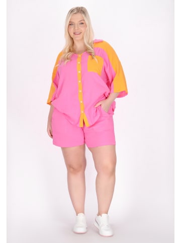 myMo Women Plus Size Shorts in Rose Red