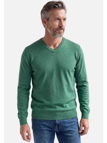 Redmond Pullover Basic in Dunkelgrün