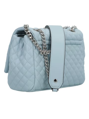 Guess Everlee Schultertasche 22 cm in misty blue