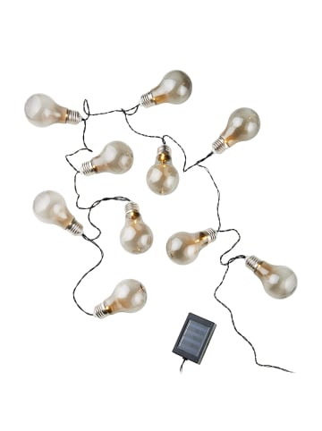 Butlers Solar-Lichterkette SUNLIGHT 4er-Set in Grau