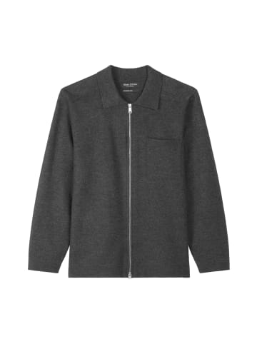 Marc O'Polo Overshirt-Strickjacke regular in dark grey melange