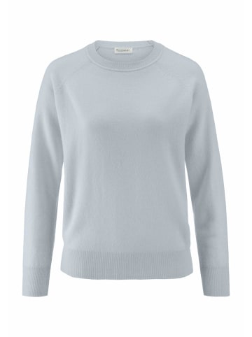 Hessnatur Hessnatur Pullover Relaxed BETTER RECYCLING aus Cashmere mit Recycling-Anteil in hellblau