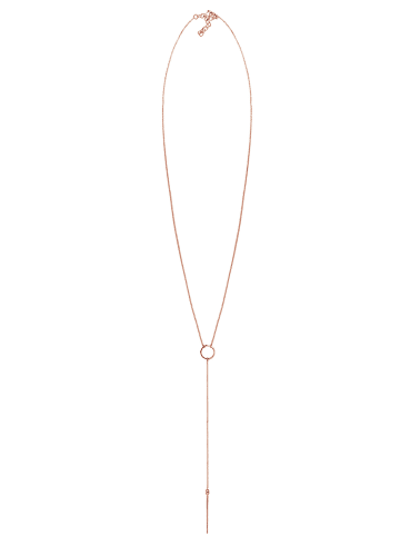 Elli Halskette 925 Sterling Silber Geo in Rosegold