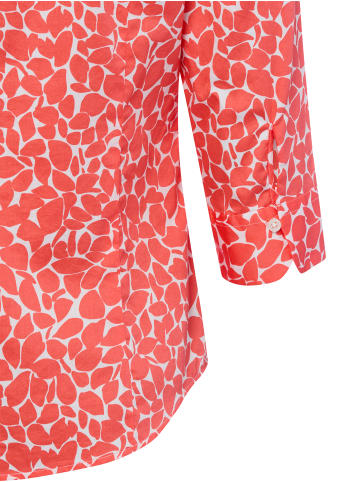Franco Callegari Bluse in koralle weiß - 0072