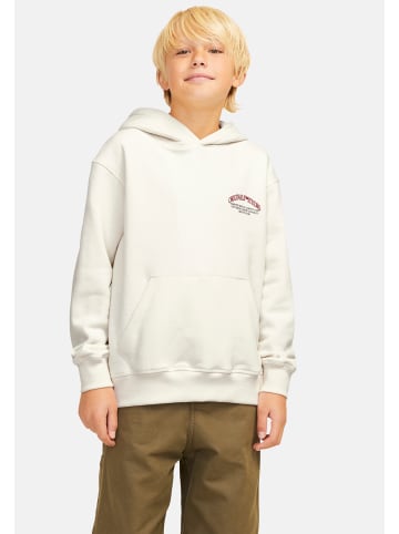 JACK & JONES Junior Hoodie 'FREDERIKSBERG MARGATE' in weiß