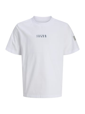 JACK & JONES Junior T-Shirt 'Point' in weiß