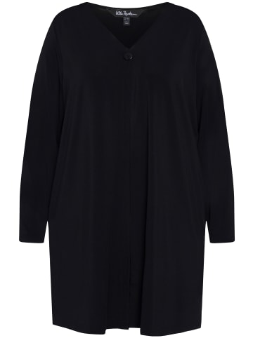 Ulla Popken Shirtjacke in schwarz