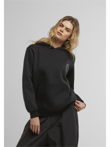 Mister Tee Mister Tee K Heart EMB Fluffy Hoody in black