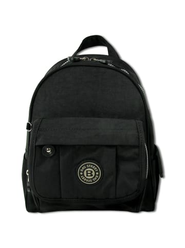Bag Street Cityrucksack, Freizeitrucksack Nylon schwarz ca. 26cm breit ca. 30cm hoch
