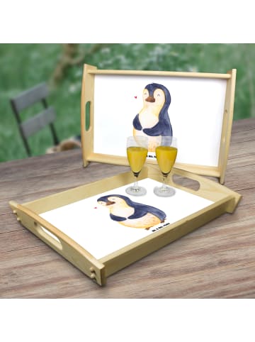 Mr. & Mrs. Panda Tablett Pinguin Diät ohne Spruch in Weiß