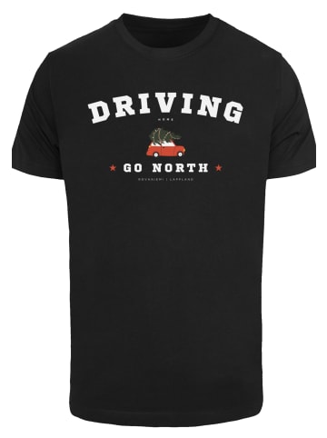 F4NT4STIC T-Shirt Driving Home Weihnachten in schwarz