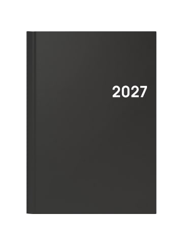 BRUNNEN Buchkalender 796 A5 1 Woche/2 Seiten schwarz 2027