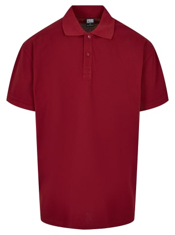 Urban Classics Polo Shirt in brickred