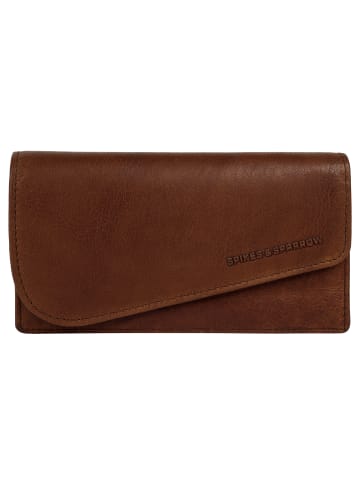 SPIKES & SPARROW Geldbörse echt Leder in cognac