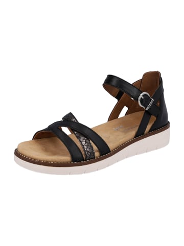 remonte Komfort Sandalen in Schwarz