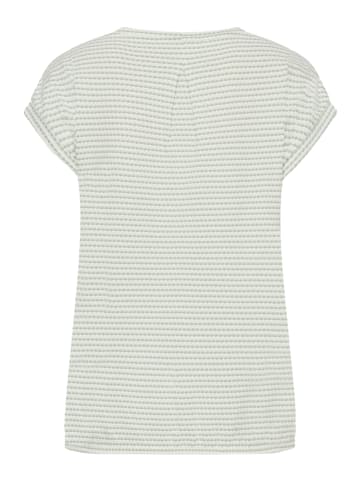 BETTY & CO Casual-Shirt mit Gummizug in Green/Cream