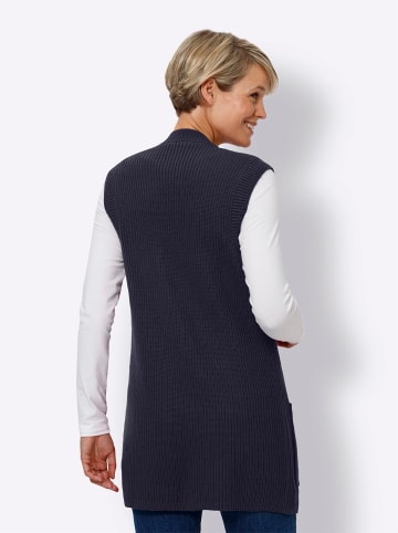 Sieh an! Strickweste in marine