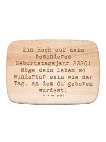 Mr. & Mrs. Panda Schneidebrett Holz Spruch 2020 Geburtstag mit S... in Transparent