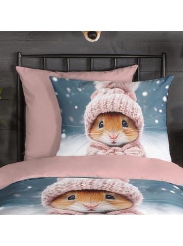 Traumschlaf Bettwäsche Hamster in pink