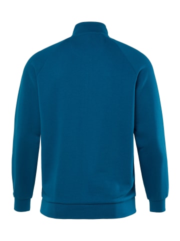 JP1880 Sweatjacke in blaugrün