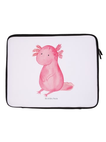 Mr. & Mrs. Panda Notebook Tasche Axolotl null ohne Spruch in Weiß