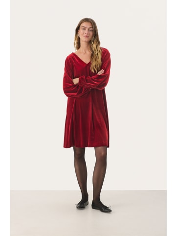 PART TWO Jerseykleid MadiPW Gerade Passform in Rhythmic Red