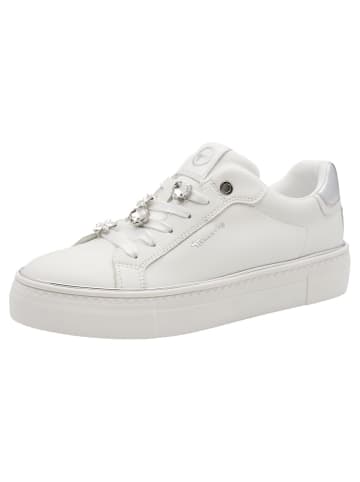 Tamaris Sneaker in WHITE/SILVER