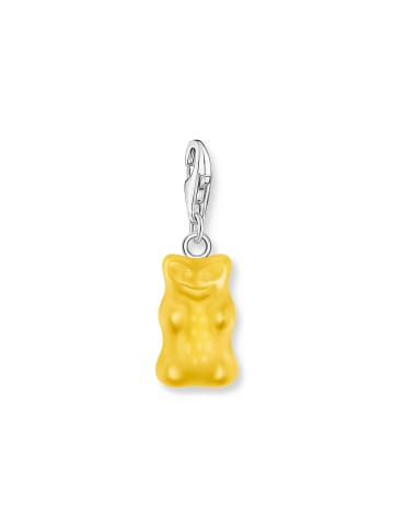 Thomas Sabo Charm Goldbär Gelb in silber, gelb