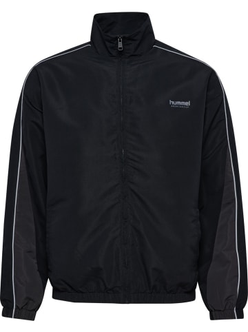 Hummel Trainingsjacke "Hmlloose Track Jacket Topscorer" in Schwarz