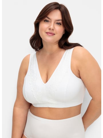 sheego Bügelloser BH in weiß