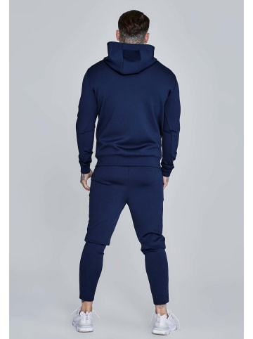 SikSilk Kapuzenpullover Essentials Poly in Navy