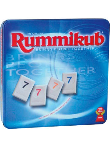 Jumbo Gesellschaftsspiel Original Rummikub in Metalldose - ab 7 Jahre