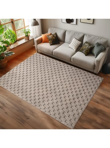 Teppich Boss Kurzflor Teppich Helix 2203, Läufer - Beige